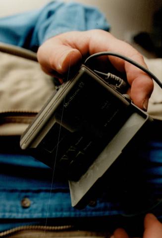 Treatment: This stimulator is connected to electrodes implanted in the brain