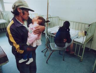 (Pedro Santos & daughter Monica Rocio 1 year) Hospital Chancay, Peru
