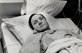 Got well sooner: Pat Terry, recovering yesterday in Toronto General Hospital after heart surgery, says: It's incredible that people have to wait so long for treatment