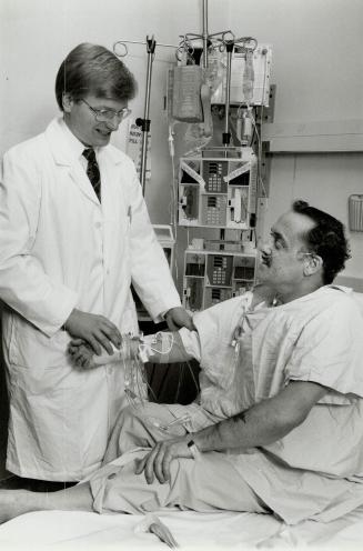 Sole Surgeon: Dr. Tim Winton, Toronto Hospital's only lung transplant surgeon, checks on his 138th recipient, William Fletcher of Charlottetown, P.E.I