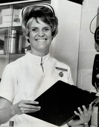 22-year-old Beverly Dickie was almost blind two years ago, After a cornea transplant she can now read temperature on a thermometer