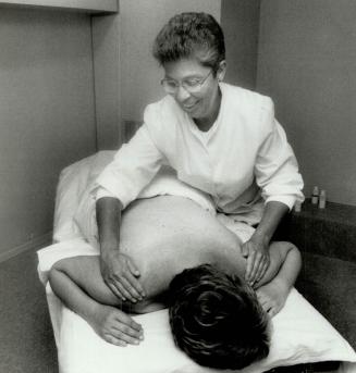 New lifestyle: Marianne Reid, a 48-year-old nun, was getting stressed right out from teaching, so she became a masseuse