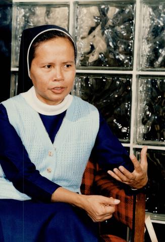 Sister Flora: National co-ordinator of the Missionary Sisters of the Philippines is in Toronto seeking support for the dispossessed peasants in her homeland