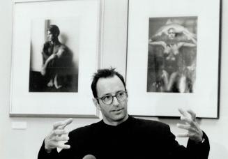 Body Beautiful: Herb Ritts with two of his nude photos currently on exhibition at the Jane Corkin Gallery on John St