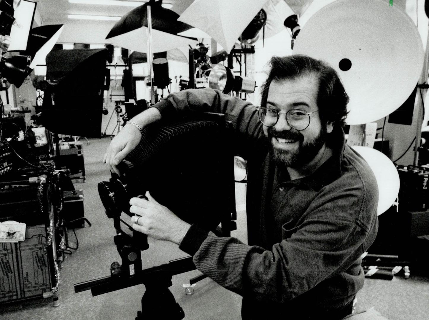 Cameraman: Ron Silverstein, who started as a commercial photographer, found retailing more exciting than taking pictures of hardware and plumbing supplies