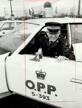 Constable Michael Renwick on duty, One of 160 in 28-week experiment