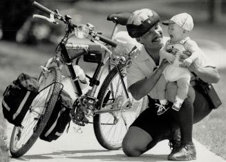 Two-wheel officer