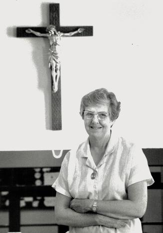 Sister Bonaventure Sandford, retires as principal of St