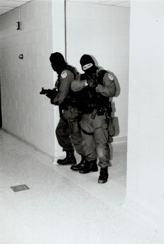 Halton police tactical and research unit in mock hostage - taking