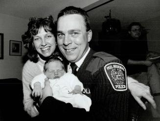 Peel Const. Randy Galantai, Nancy Terri and Baby Ryan