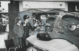 Have you ever met a talking car?, Police Week staged by the four-month-old Peel Regional Police Force included its talking police car, which Policewom(...)