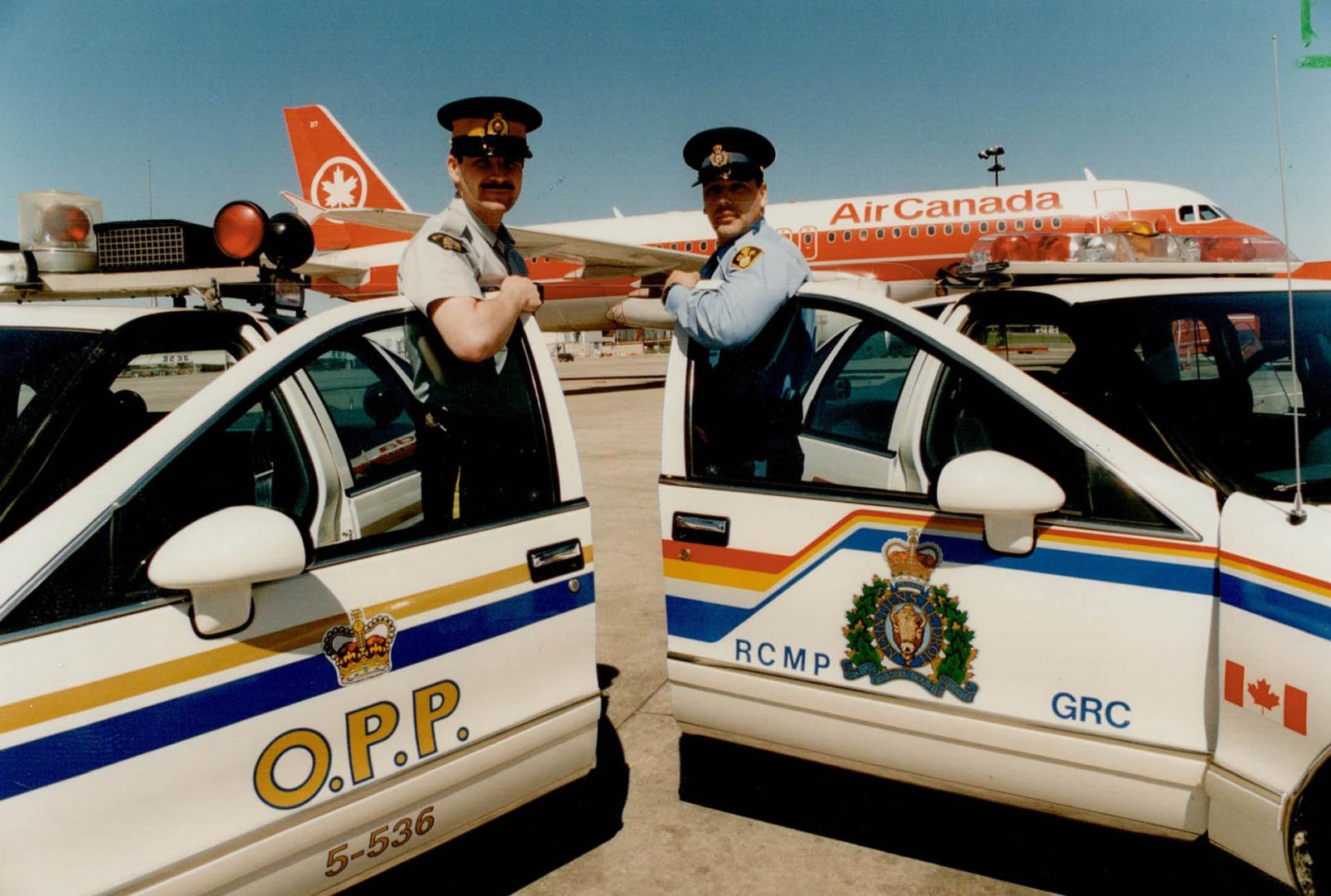 RCMP Constable Keith Baltrus and OPP Constable Kelly Wilson