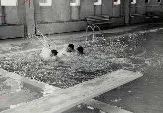 Boys swim daily in their new pool, Salvation Army tries to create home atmosphere