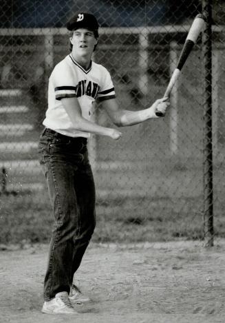 The natural: He plays so well, it's east to forget that Jim Abbott -- who batted 427 last season -- has a handicap