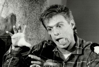 Hamming it up: Music star Bryan Adams hams it up at Bellair Cafe