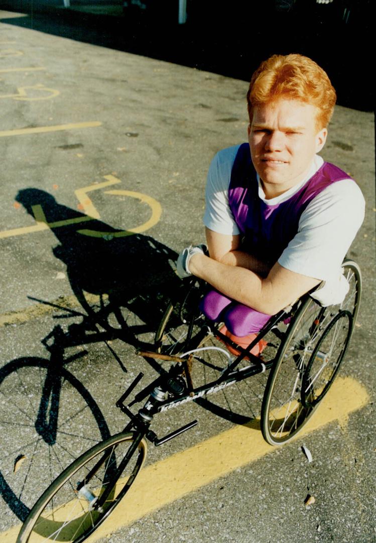 Jeff Adams: Wheelchair athlete vying for spot in 1992 Olympics
