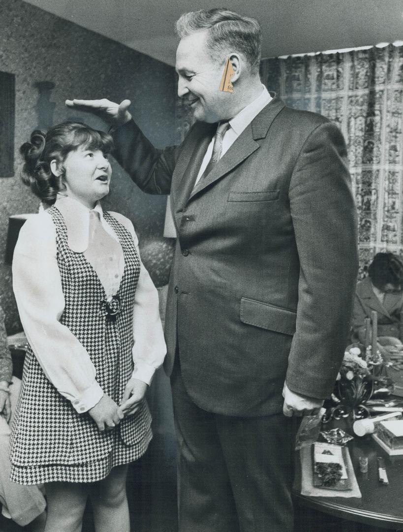 Alison Randall meets the man she hops will be her boss some day-Metro Police Chief Harold Adamson
