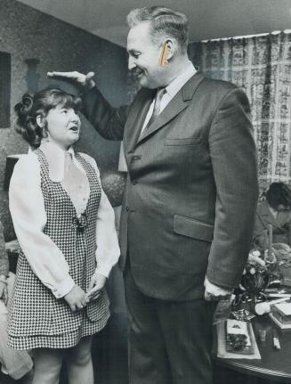 Alison Randall meets the man she hops will be her boss some day-Metro Police Chief Harold Adamson