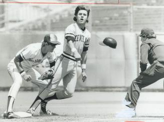Jay Danny Ainge, impressive in debut, was late with tag on Rick Manning