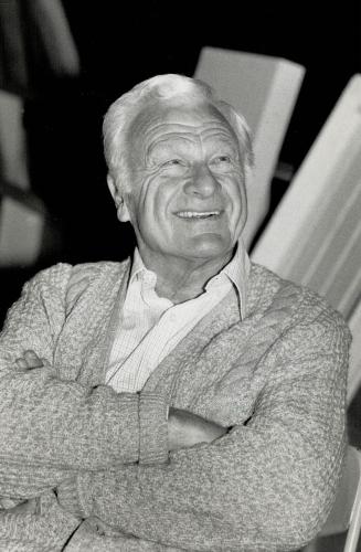 Hurry up and wait: Eddie Albert was waiting to read his lines in an episode of The Twilight Zone being filmed at Atlantis Films' east end studios when he talked with TV critic Jim Bawden