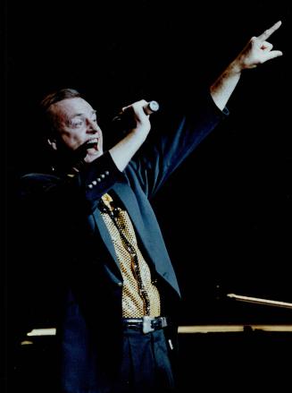 It's in the delivery: Peter Allen offered Thomson Hall audience an energetic blend of sentiment in song, some catty patter and a little fancy footwork