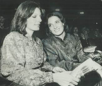 Margaret Trudeau, right, in New York with Princess Yasmin Ali Khan