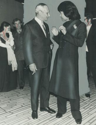 Karel Ancerl And Seijii Ozawa. The former Toronto Symphony conductor congratulates successor
