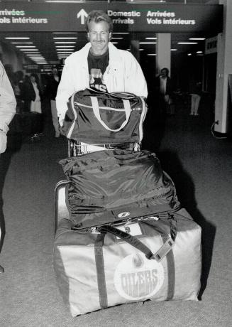 He's here: New Leaf Glenn Anderson finally arrived in Toronto last night and will begin training with his new club today
