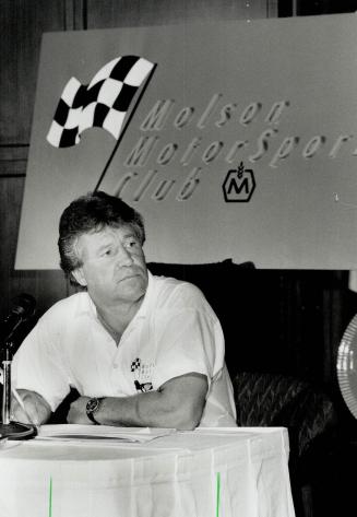 Welcome aboard: Mario Andretti yesterday was named chairman of the Molson Motorsport Club, which fans can join for fee and receive an assortment of perks