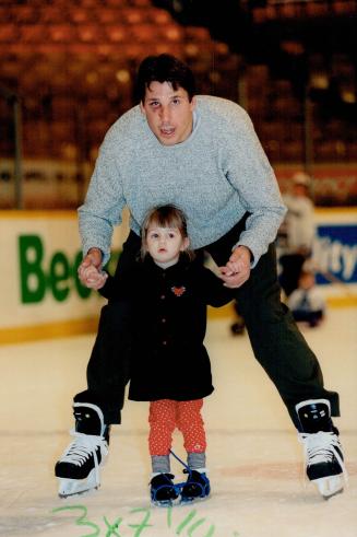 Dave Andreychuk and Daugher Taylor 2 1/2