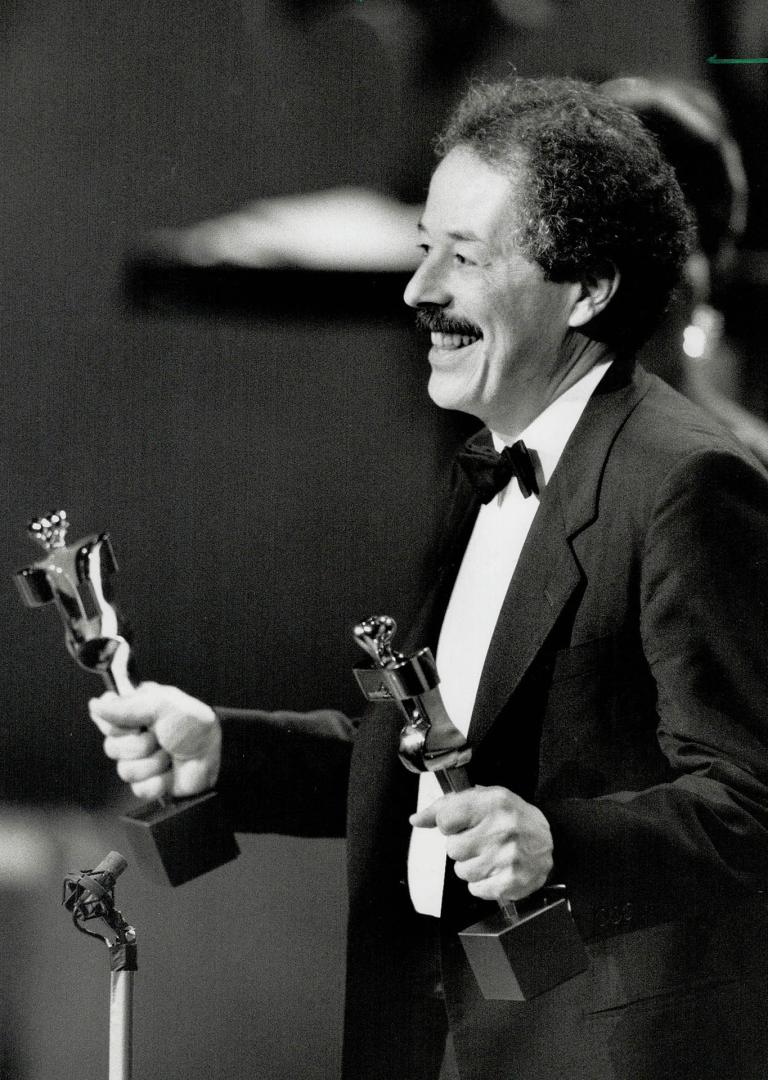 Best director: Denys Arcand last night swept the Genies with 12 awards, including best picture and best director, for his Jesus of Montreal