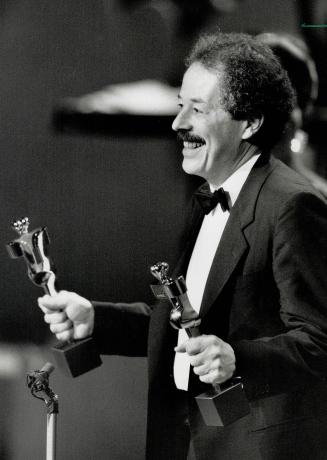 Best director: Denys Arcand last night swept the Genies with 12 awards, including best picture and best director, for his Jesus of Montreal