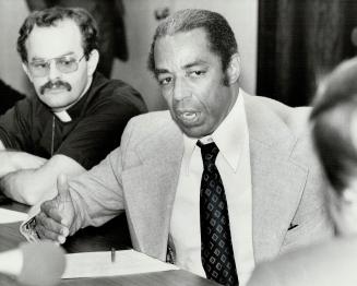 Bromley Armstrong, ex-president of the Jamaican Canadian Association, now member of the Ontario Human Rights Commission