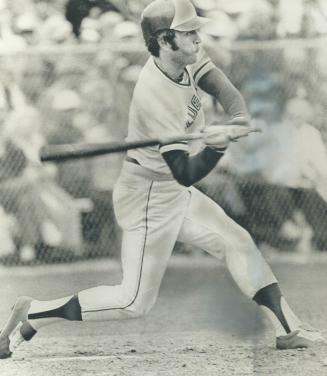 Blue Jay's Bob Bailor uses exaggerated, open batting stance, but as long as I can still see my left foot when I'm ready to swing, I'am okay