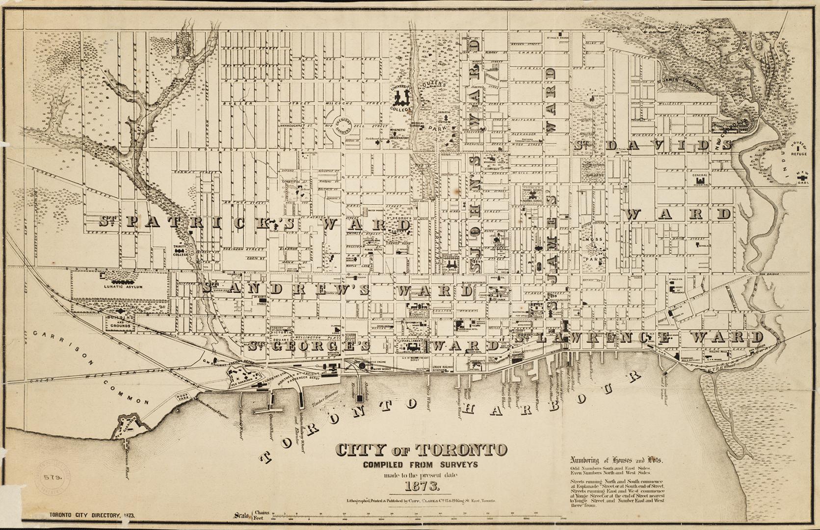 City of Toronto compiled from surveys made to the present date, 1873