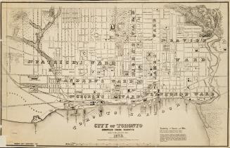 City of Toronto compiled from surveys made to the present date, 1873
