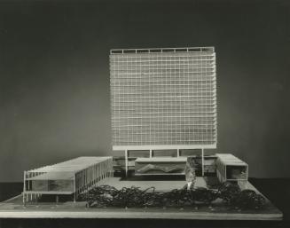 Clerici, Faglia, Terzaghi and Magnaghi entry, City Hall and Square Competition, Toronto, 1958, architectural model
