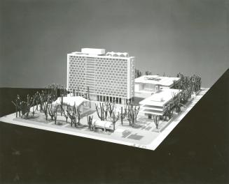 A. Prieto Damas entry, City Hall and Square Competition, Toronto, 1958, architectural model