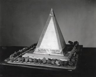 R. G. Smith entry, City Hall and Square Competition, Toronto, 1958, architectural model
