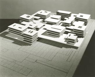 B. Luigi entry, City Hall and Square Competition, Toronto, 1958, architectural model
