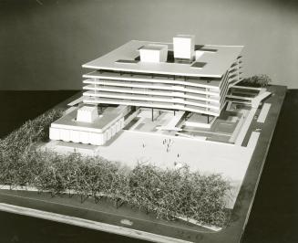 The Architects Collaborative entry, City Hall and Square Competition, Toronto, 1958, architectural model