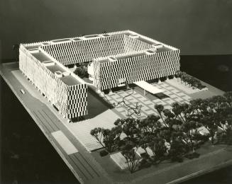 Architects' Co-Partnership entry, City Hall and Square Competition, Toronto, 1958, architectural model