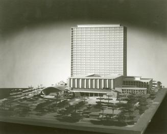 P. M. Benjumea entry, City Hall and Square Competition, Toronto, 1958, architectural model