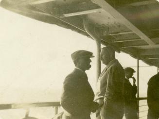 Arthur Conan Doyle aboard the Naldera