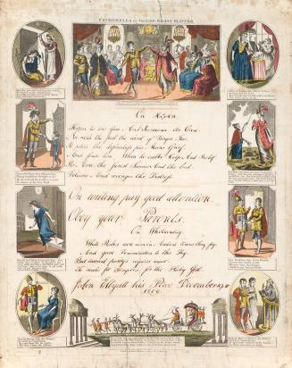 Cinderella, or, The little glass slipper [writing sheet]