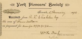 York Pioneers' Society