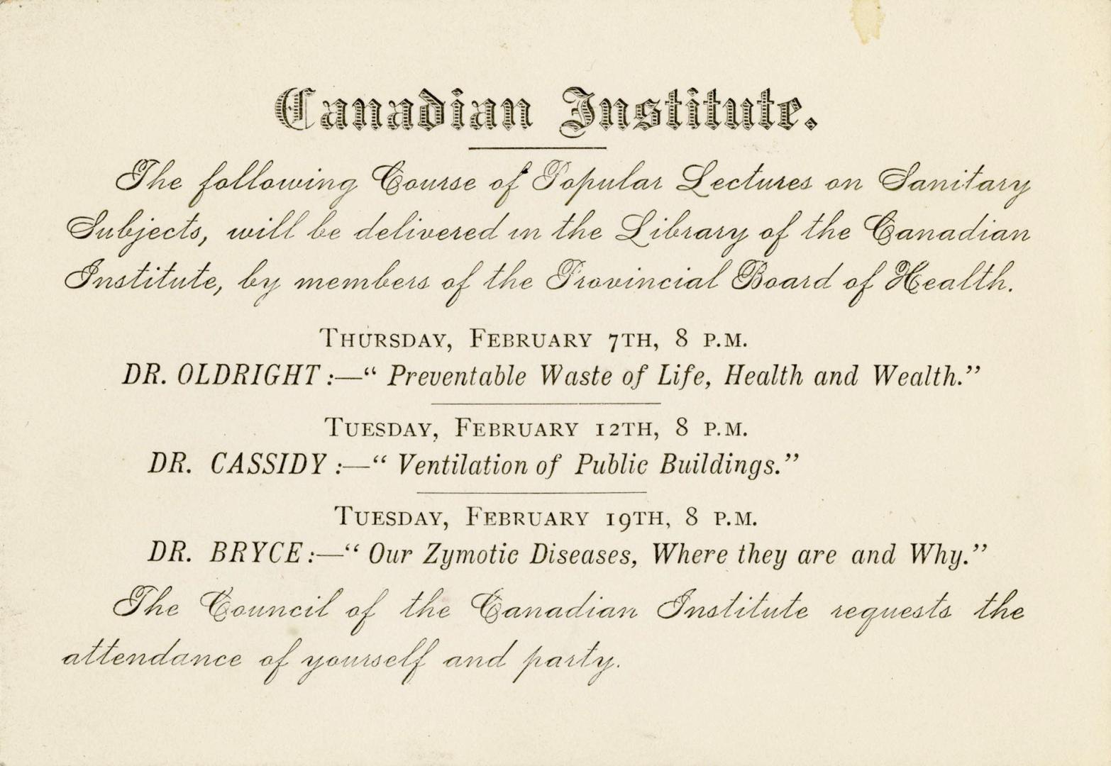 Canadian Institute