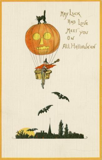 May luck and love meet you on All Hallowe'en