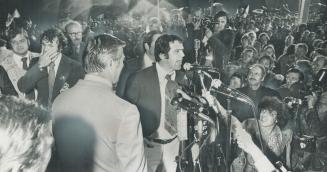 With Mayor William Dennison remaining discreetly in the background behind Paul Henderson, left, the huge crowd gathered to do homage to Team Canada in(...)