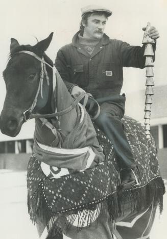 Camel Bells jingle at Woodbine racetrack, where trainer Clark Whitaker rides Lincoln Spirit